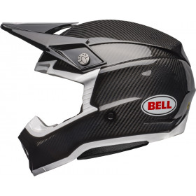 Casque BELL Moto-10 Spherical Solid - Noir/Blanc