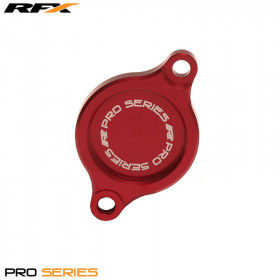 Couvercle de filtre à huile RFX Pro (rouge) - Suzuki RMZ250/450