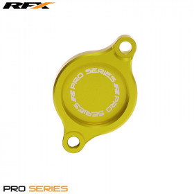 Couvercle de filtre à huile RFX Pro (jaune) - Suzuki RMZ250/450