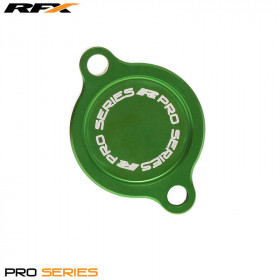 Couvercle de filtre à huile RFX Pro (Vert) - Kawasaki KXF250