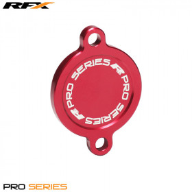 Couvercle de filtre à huile RFX Pro (Rouge) - Kawasaki KXF450