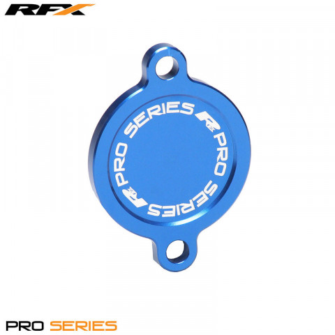 Couvercle de filtre à huile RFX Pro (Bleu) - Kawasaki KXF450