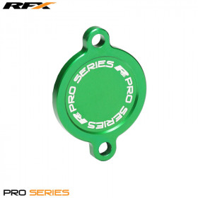 Couvercle de filtre à huile RFX Pro (Vert) - Kawasaki KXF450