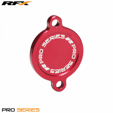 Couvercle de filtre à huile RFX Pro (Rouge) - Kawasaki KXF450