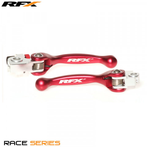 Jeu de leviers flexibles forgés RFX Race (Rouge) AJP Trials Tous les modèles (Mais pas Sherco)