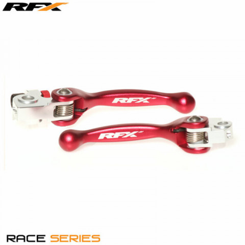 Ensemble de leviers flexibles forgés RFX Race (Rouge)