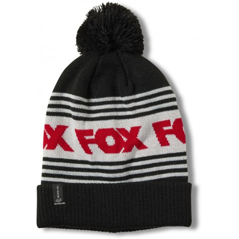 FRONTLINE BEANIE [BLK/RD]