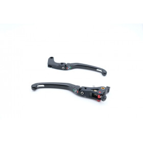 Kit levier repliables/réglables LIGHTECH magnésium - KLEV116J
