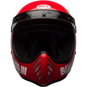 Casque BELL Moto-3 Classic - Rouge brillant