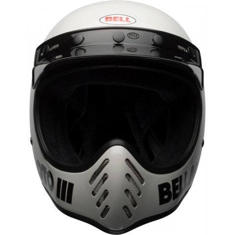 Casque BELL Moto-3 Classic - Blanc brillant