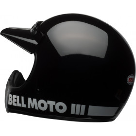 Casque BELL Moto-3 Classic - Noir brillant