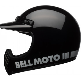 Casque BELL Moto-3 Classic - Noir brillant