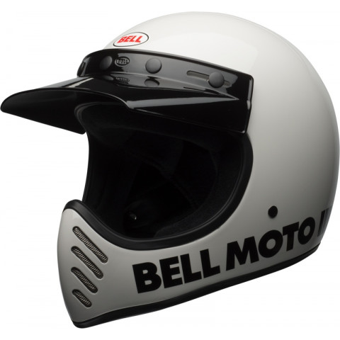 Casque BELL Moto-3 Classic - Blanc brillant