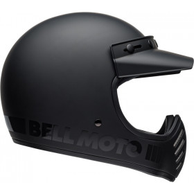 Casque BELL Moto-3 Classic - Blackout Mat/Brillant