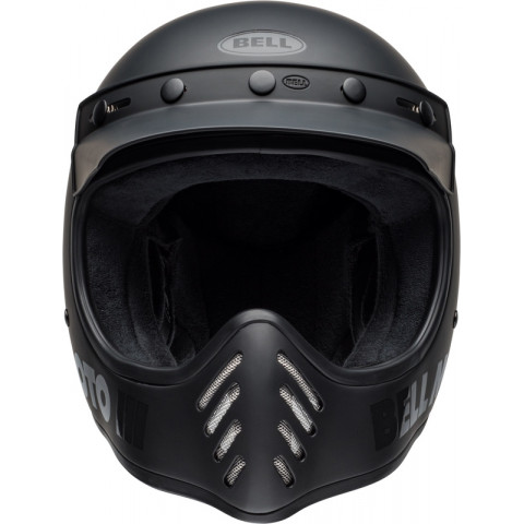 Casque BELL Moto-3 Classic - Blackout Mat/Brillant