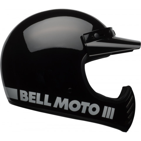 Casque BELL Moto-3 Classic - Noir brillant