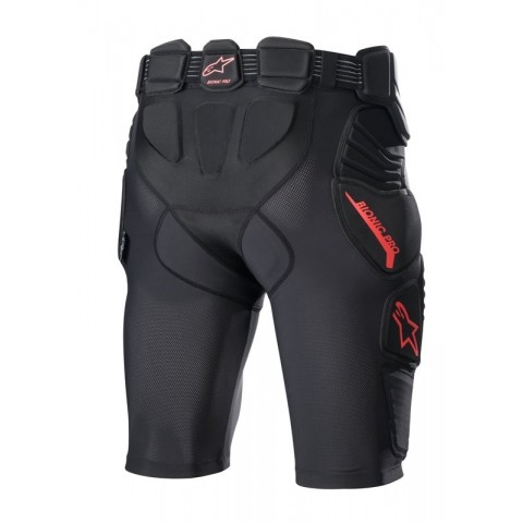BIONIC PRO PROTECTION SHORTS BLACK RED