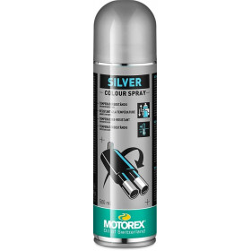 Vernis argent MOTOREX Colour Spray - 500 ml