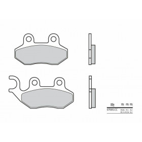 Plaquettes de frein BREMBO Scooter carbone céramique - 07005