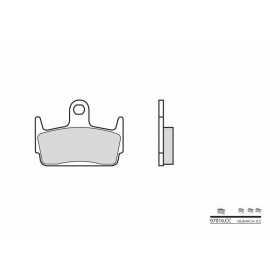 Plaquettes de frein BREMBO Scooter carbone céramique - 07016