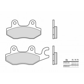 Plaquettes de frein BREMBO Scooter carbone céramique - 07033