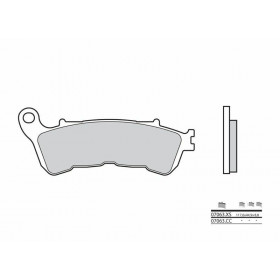 Plaquettes de frein BREMBO Scooter carbone céramique - 07063