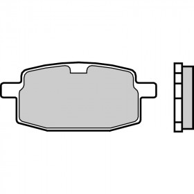 Plaquettes de frein BREMBO Scooter carbone céramique - 07041