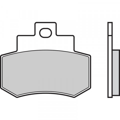 Plaquettes de frein BREMBO Scooter carbone céramique - 07051