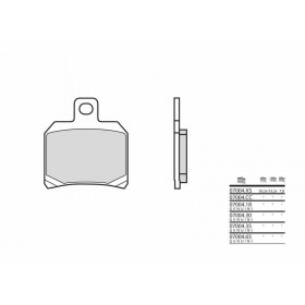 Plaquettes de frein BREMBO Scooter carbone céramique - 07004