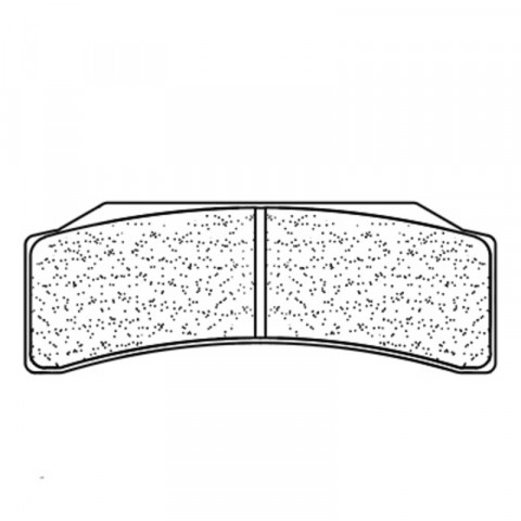 Plaquettes de frein CL BRAKES Racing métal fritté - 1251C60