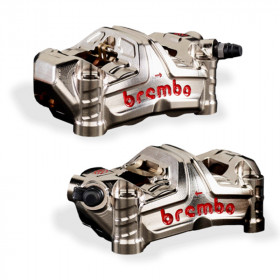Paire d'étrier de frein avant axial BREMBO UPGRADE GP4-MS 4 pistons Ø30mm