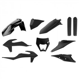 Kit plastique POLISPORT noir - KTM EXC/EXC-F