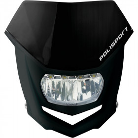 Plaque phare POLISPORT Halo LED noir