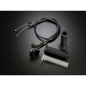 Kit poignée de gaz et support de câbles YOSHIMURA pour carbu TMR-L / FCR-L - 115mm