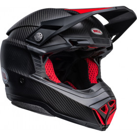 Casque BELL Moto-10 Spherical - Satin/Gloss Black/Red