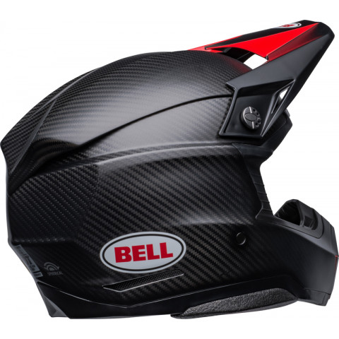 Casque BELL Moto-10 Spherical - Satin/Gloss Black/Red