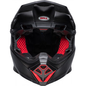 Casque BELL Moto-10 Spherical - Satin/Gloss Black/Red