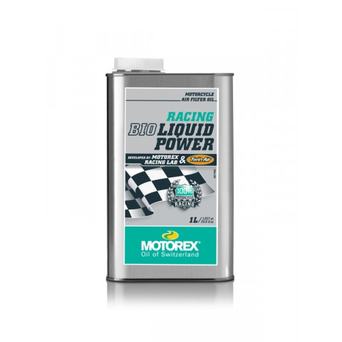 Huile filtre à air MOTOREX Racing Liquid Bio Power - 1L x12