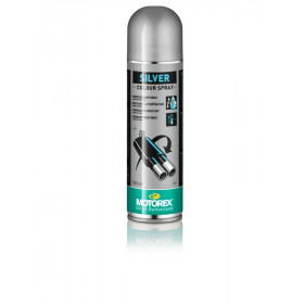 Vernis argent MOTOREX Silver Colour Spray - Spray 5 ml x12