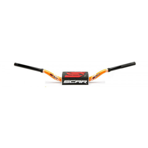 Guidon SCAR O² 28.6mm RC Mini 65/85 High - Graphic Colour orange