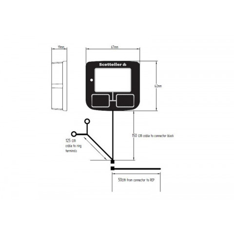 Graisseur de chaîne électronique SCOTTOILER eSystem V3.1 + lubrifiant vert biodégradable