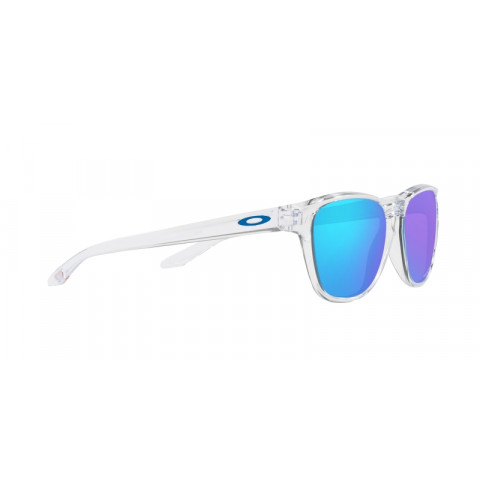 Lunettes de soleil OAKLEY Manorburn - verres Prizm Sapphire, monture Polished Clear