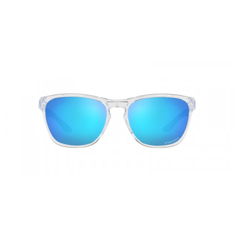 Lunettes de soleil OAKLEY Manorburn - verres Prizm Sapphire, monture Polished Clear