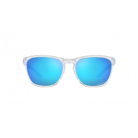 Lunettes de soleil OAKLEY Manorburn - verres Prizm Sapphire, monture Polished Clear