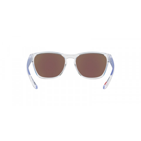 Lunettes de soleil OAKLEY Manorburn - verres Prizm Sapphire, monture Polished Clear