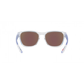 Lunettes de soleil OAKLEY Manorburn - verres Prizm Sapphire, monture Polished Clear