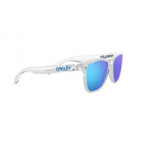 Lunettes de soleil OAKLEY Frogskins - verres Prizm Sapphire, monture Crystal Clear