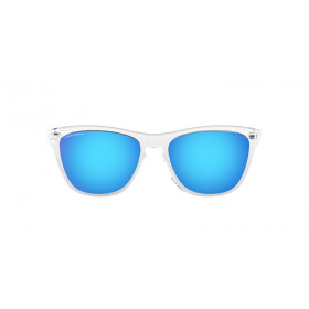 Lunettes de soleil OAKLEY Frogskins - verres Prizm Sapphire, monture Crystal Clear