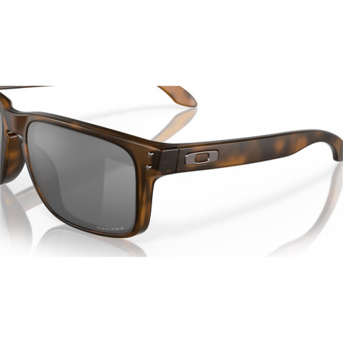 Lunettes de soleil OAKLEY Holbrook Verres Prizm Black - Monture Matte Brown Tortoise