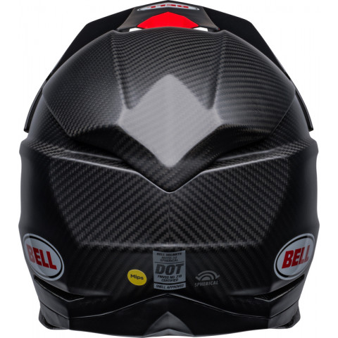Casque BELL Moto-10 Spherical - Satin/Gloss Black/Red